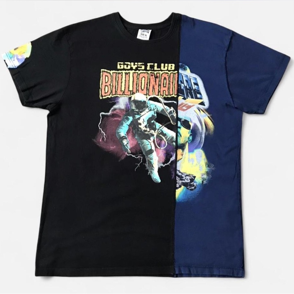 Billionaire Boys Club Split Graphic Tee | BBC Astronaut Shirt | Size XL
